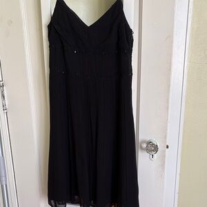 Eliza J Elegant Black Strapless Dress